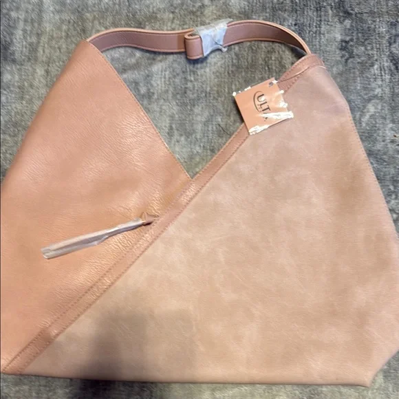 Ulta Beauty Pink Shoulder Bag Asymmetrical Design - Picture 1 of 1